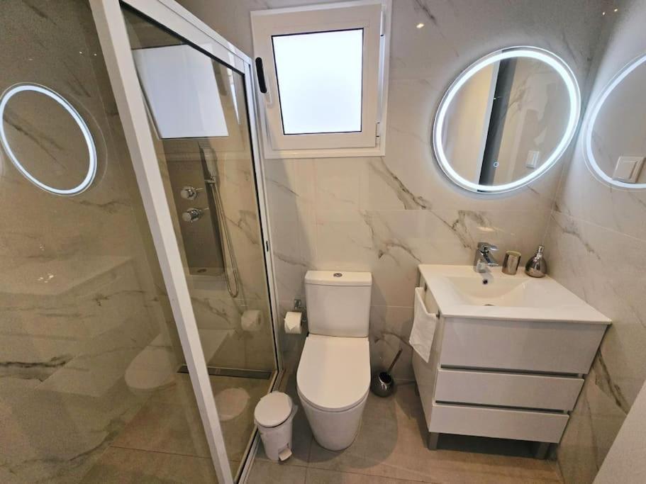 Brand New Private Modern Apartment With Patio And Sea View กัลเลตา ภายนอก รูปภาพ